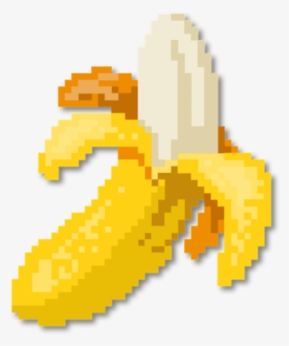 #банан #banana #8 Бит #8бит #8bit #желтый #picsart - Banan 8bit