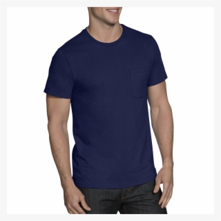 Images - Fruit Of The Loom 4 Neck Pocket T Shirt