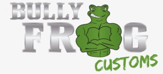 bully frog logo - true frog