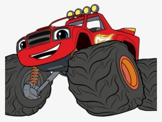 Race Clipart Monster Truck Tire - Blaze And The Monster Machines