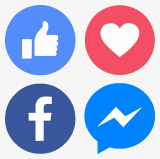 Download Icons Facebook Messenger Like Love Svg Eps - Facebook Reactions Pride Thankful