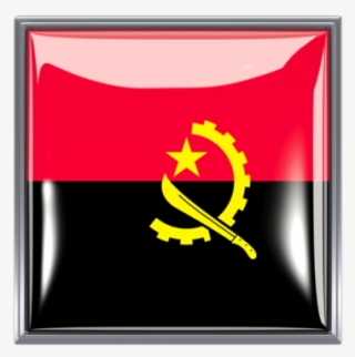 Angola Flag Amazing Png Icon - Flag Of Angola