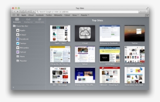 Safari's New Sidebar And Less Flamboyant Top Sites - Safari On Mac Os X 10.9