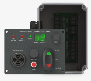 Control Panel, Junction Box, Pump Mounting Bracket - Electronics