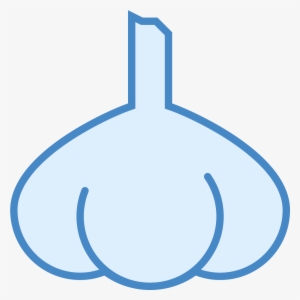 The Icon Is A Simple Depiction Of A Head Of Garlic - Circle