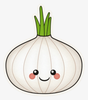 Banner Transparent Library Garlic Happy Free On - Cute Onion Clipart