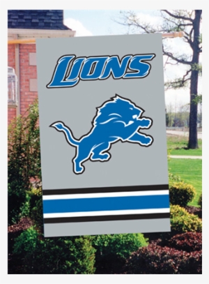 Detroit Lions Applique Banner Flag - Detroit Lions New