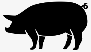 Pig Svg Png Icon Free Download - Pig Png Black