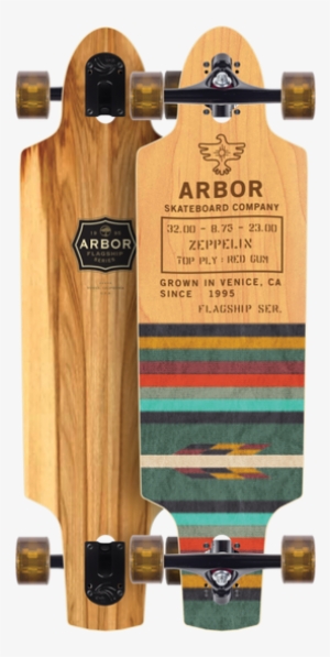 Arbor Complete Longboard Skateboard - Zeppelin Flagship