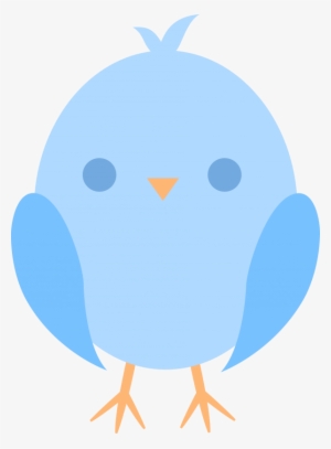 Baby Shower Clipart Boy - Cute Blue Bird Clipart
