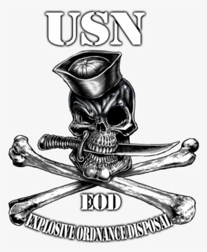 Us Navy Eod Logo - Jolly Roger Navy Tattoo