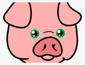 Cute Pig Clipart - Cabeza De Cerdo Png