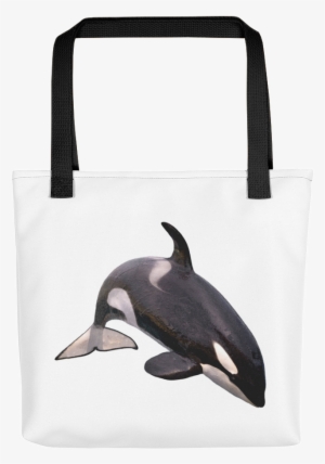 Killer-whale Print Tote Bag - Killer Whales With White Backgrounds