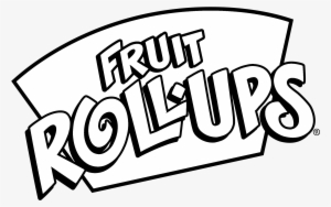 Fruit Roll Ups Logo Black And White - Fruit Roll-ups