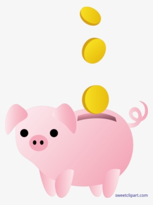Image Royalty Free Library Sweet Clip Art Page Of Free - Piggy Bank Clipart Transparent