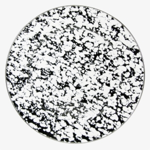 Bl26 Black Swirl Charger Plate