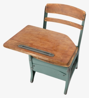 Antique School Desk Png Image - Furniture