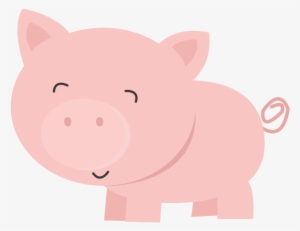 Fat Clipart Piggy Bank - Porco Fazendinha Png