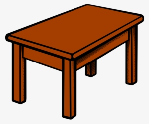 School Vintage Desk And Attached Chair Transparent - Table Clipart