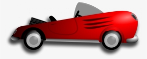 Vector Race Car - Cartoon Man In Car