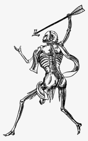 Human Skeleton Skull Drawing Bone - Landsknecht