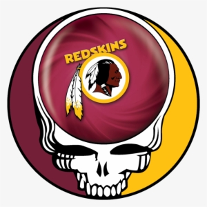 Iron On Stickers - Washington Redskins Bowling Ball