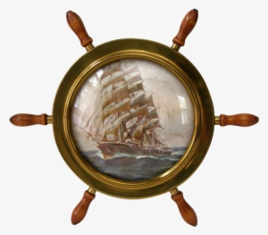 Go To Image - Ships Wheel Clock