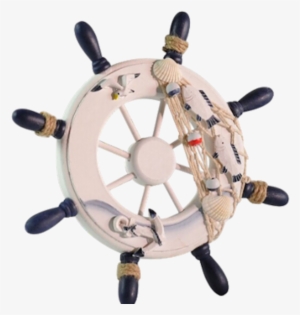 White Nautical Ship Wheel