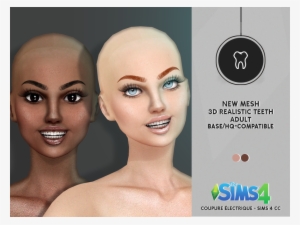 D Realistic Teeth Redheadsims Cc - Sims 4 Realistic Teeth