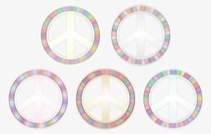 Peace Symbol Pastels Clipart Png For Web