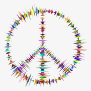Peace Symbols Sign Hippie - Peace And Love Logo Png