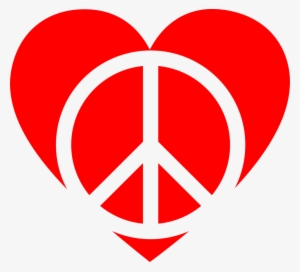 Peace Symbols Love Shirt Free Commercial Clipart Peace - Peace Heart Png