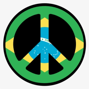 Brazil Peace Symbol Flag 4 555px 44 - Symbol