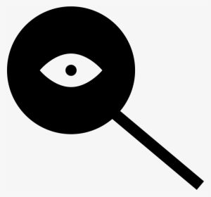 Detective Search Comments - Magnifying Glass With Eye Icon