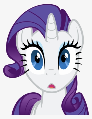 rarity surprised face - my little pony rarity cara
