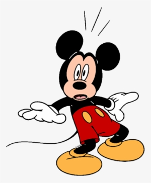 Mickey Mouse's Face Laughing Jumping Injured Angry - Mickey Mouse Frightened