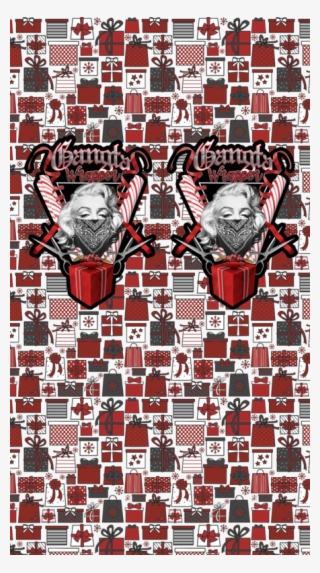 Gangsta Wrapper Marilyn Monroe Ugly Christmas Sweater - Poster