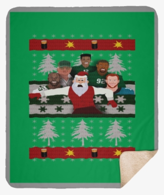 A Philadelphia Christmas Large Premium Sherpa Blanket