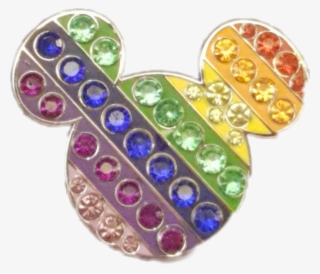 Mickey Gaypride Pride Rainbow Ears Mouse Sweet Disney - Crystal