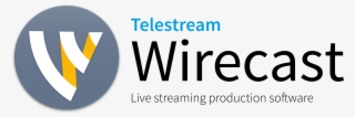 Video Transcoding, Webcasting, Screencasting, Captioning - Wirecast Logo