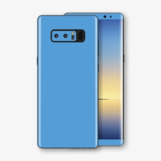Samsung Galaxy Note 8 Glossy Sky Blue Skin, Decal, - Metallic Copper Note 8