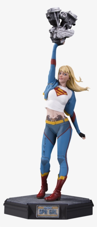 Dc Collectibles Supergirl Statue - Gotham City Garage Supergirl Statue