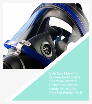 Elite Gas Mask For Nuclear,biological & Chemical Warfare - Peel P50