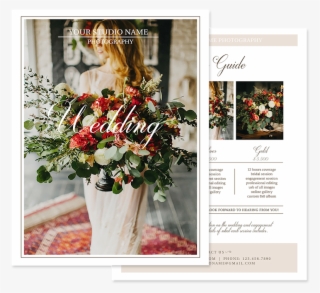 Wedding Pricing Photography Template
