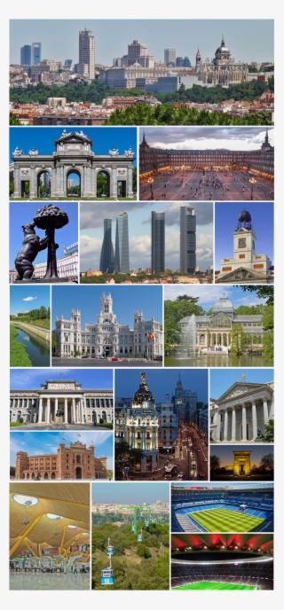 Collage De La Ciudad De Madrid, Capital De España - Wonders Of The World
