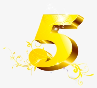 5 Number Png Picture - Calligraphy