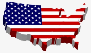 Omegle Usa - Map And Flag Of Usa