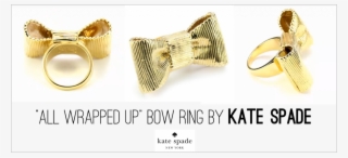 Kate Spade All Wrapped Up Bow Ring Giveaway - Pre-engagement Ring