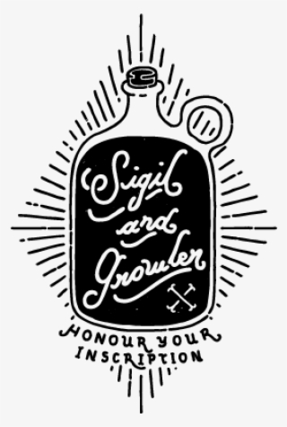 Logo And Artworks Set For Sigil And Growler, A Super - Beer Growler Illustration Transparent