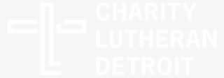 Charity Lutheran Church - Johns Hopkins Logo White